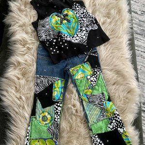 Bella Bambina Boutique NWT Custom 2pc set 3T/4T